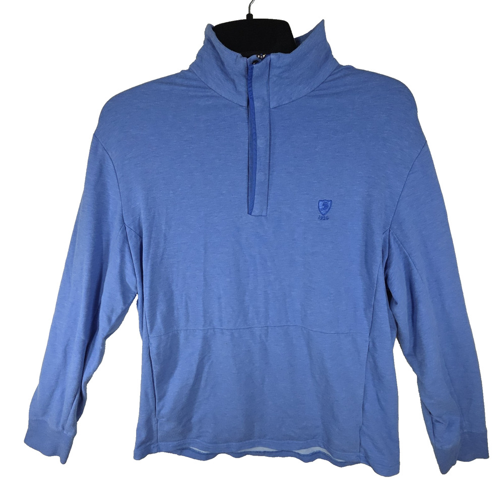 RLX Ralph Lauren Mens Jacket Quarter Zip Sz XL Blue Turtle Neck Preppy College